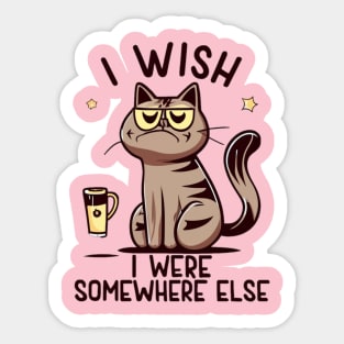 Somewhere Else Sticker